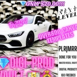🎄Digi-Prod Vault: Over 800 Canva Templates
💎MRR|💎PLR|💎DONE FOR YOU|💎CANVA TEMPS